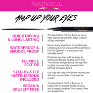 Aesthetica Waterproof Liquid Eye Liner Pen
